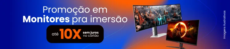 Monitor. VOCÊ VÊ E FAZ ACONTECER. Onde tudo se vê, onde tudo acontece. Você define o tamanho, as conexões, as tecnologias, a velocidade - Literalmente, o monitor tem muito a te mostrar!